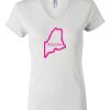 Women's Short Sleeve V-Neck T-Shirt Thumbnail