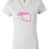 Women's Short Sleeve V-Neck T-Shirt Thumbnail