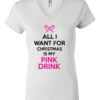 Women's Short Sleeve V-Neck T-Shirt Thumbnail